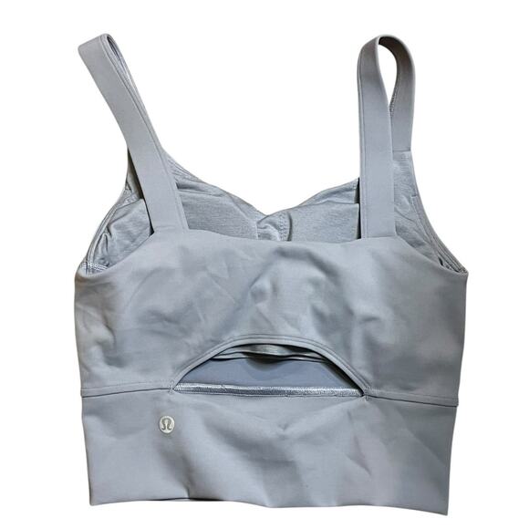 lululemon wunder train straight strap tank size 2 Chambray Blue - Picture 2 of 7